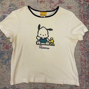 RARE sanrio smiles pochacco crop top
